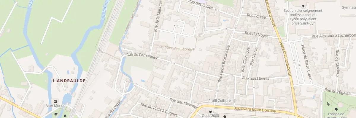 Plan du 26 Rue de l’Amandier à Issoudun