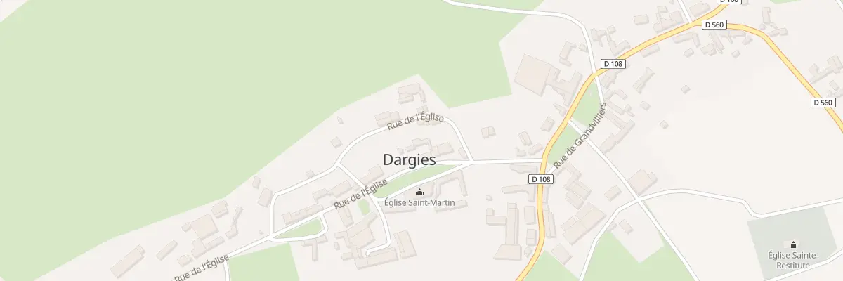 Plan du 11 Rue de l’Eglise à Dargies
