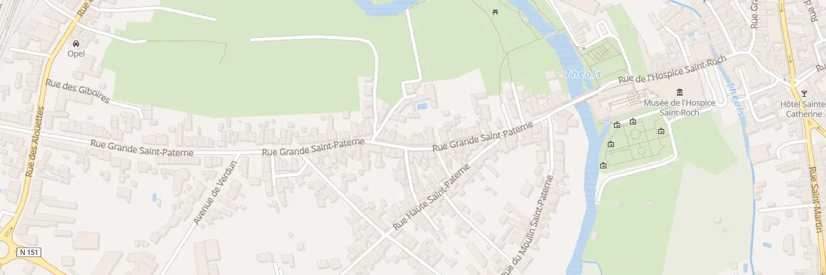 Plan du 54 Rue Grande Saint-Paterne à Issoudun
