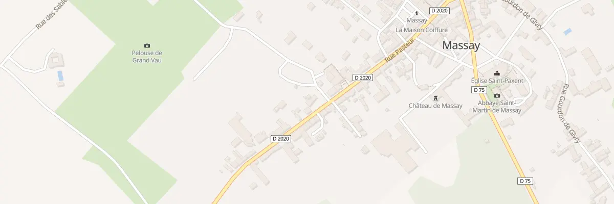 Plan du 46 Rue Pasteur à Massay
