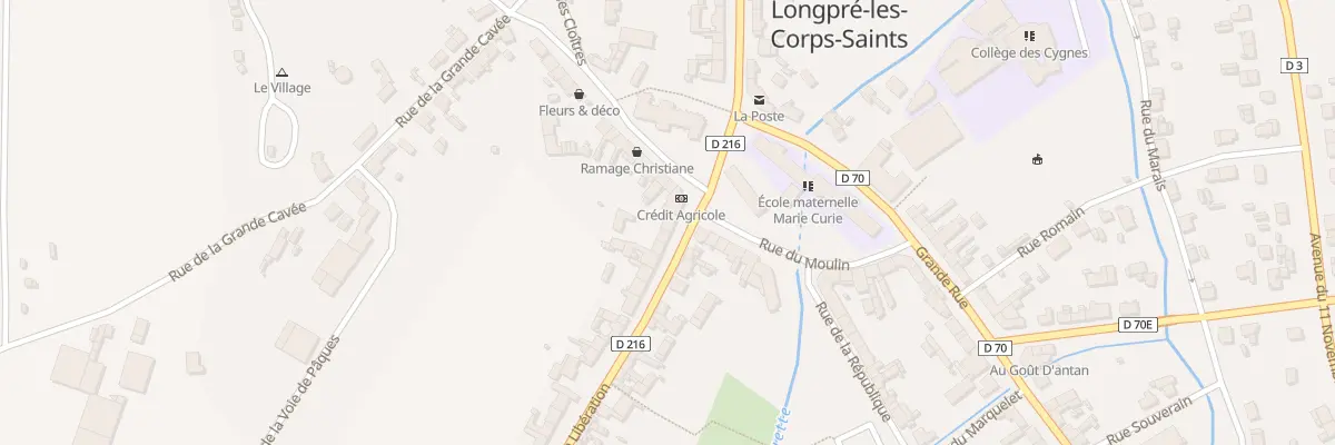 Plan du 4 Rue de la Libération à Longpré-les-Corps-Saints