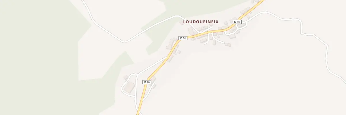 Plan du 6 Rte de Loudoueineix à Faux-la-Montagne