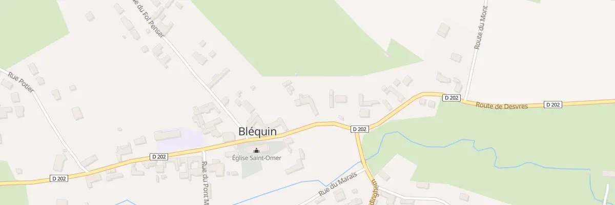 Plan du 12 Rte de Desvres à Bléquin