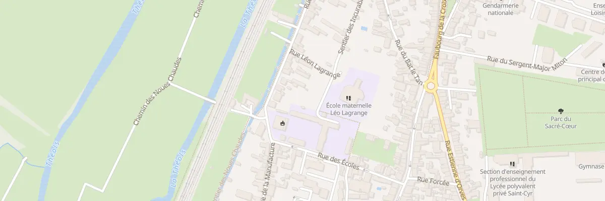 Plan du 6 Rue des Noues Chaudes à Issoudun