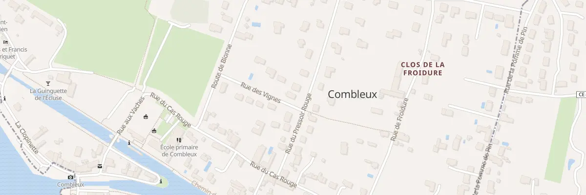 Plan du 3 Rue du Pressoir Rouge à Combleux