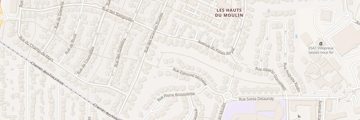 Plan du 17 Rue Edmond Michelet à Villepreux