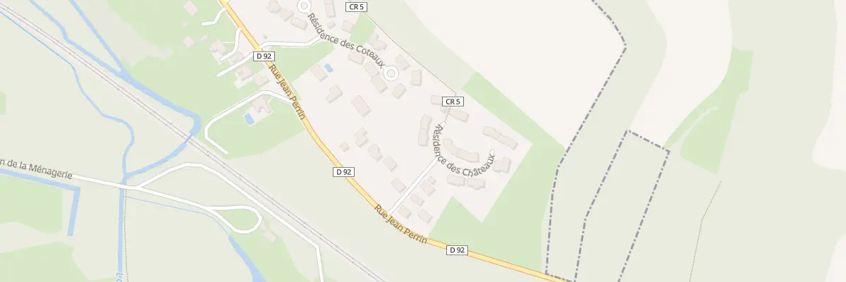 Plan du 1 Les Chateaux à Ableiges