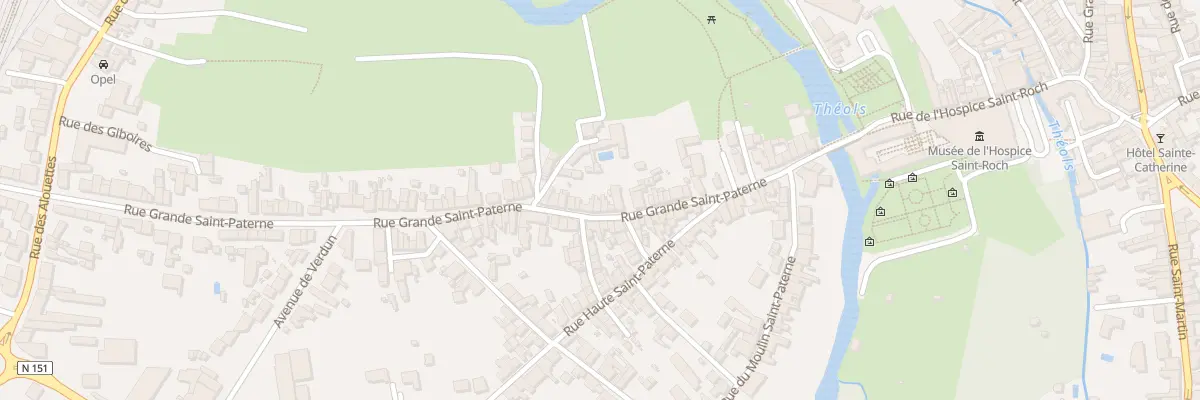 Plan du 52 Rue Grande Saint-Paterne à Issoudun