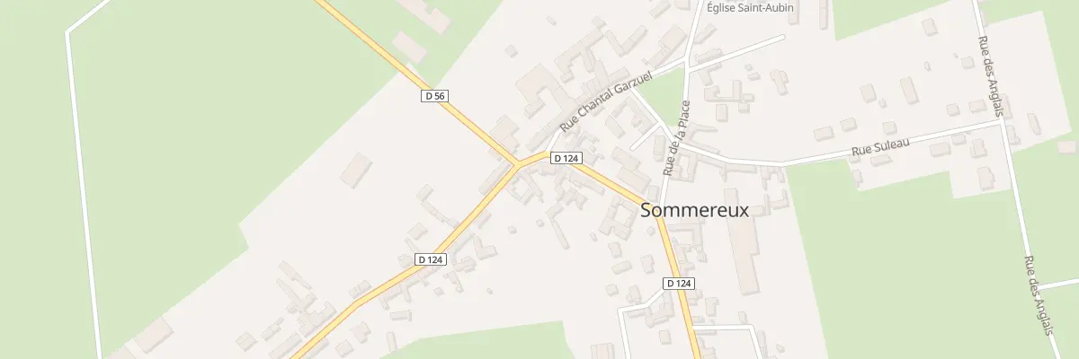 Plan du 1 Rue de Grandvilliers à Sommereux