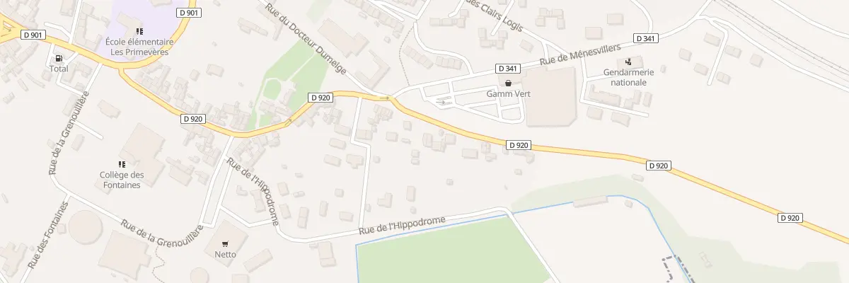 Plan du 16 Rte de Conty à Poix-de-Picardie