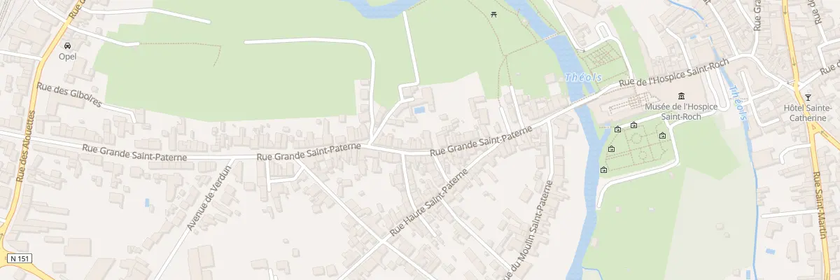 Plan du 50 Rue Grande Saint-Paterne à Issoudun