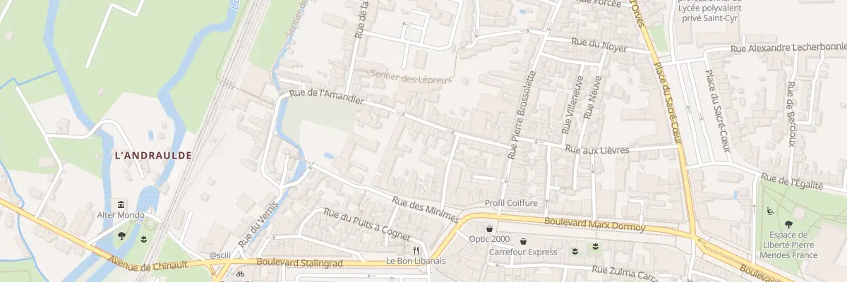 Plan du 23 Rue de l’Amandier à Issoudun
