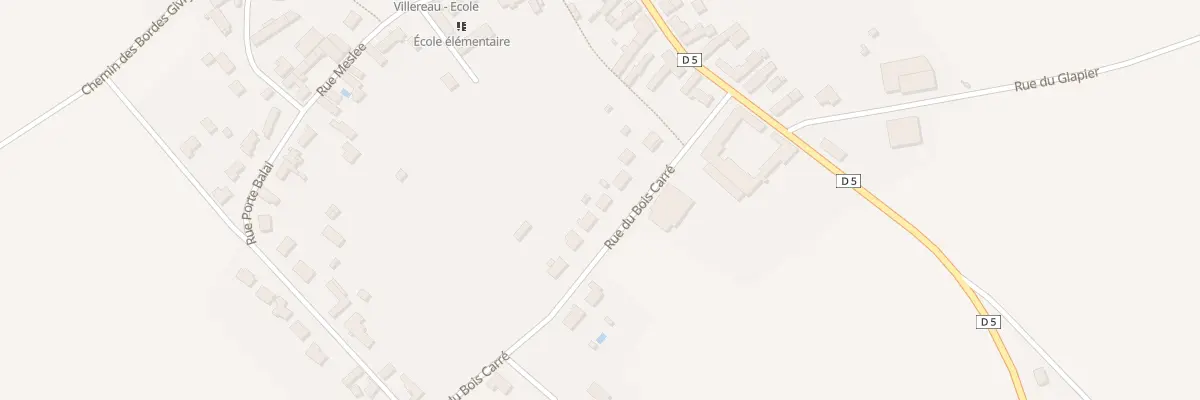 Plan du 10 Rue du Bois Carre à Villereau