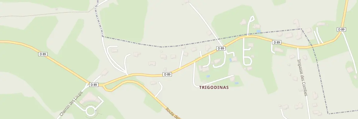 Plan du 5279 Trigodinas à La Rouquette