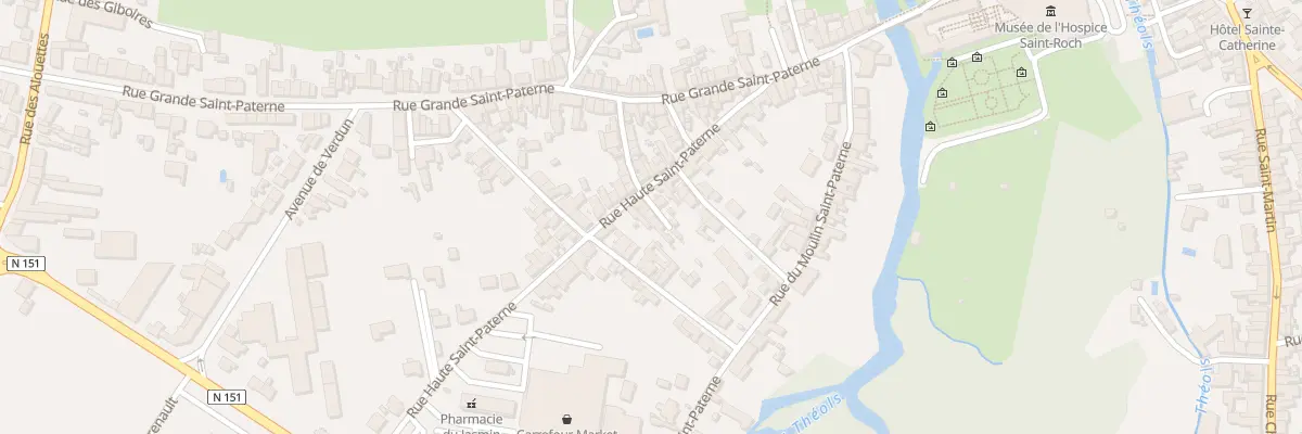 Plan du 29 Rue Haute Saint-Paterne à Issoudun