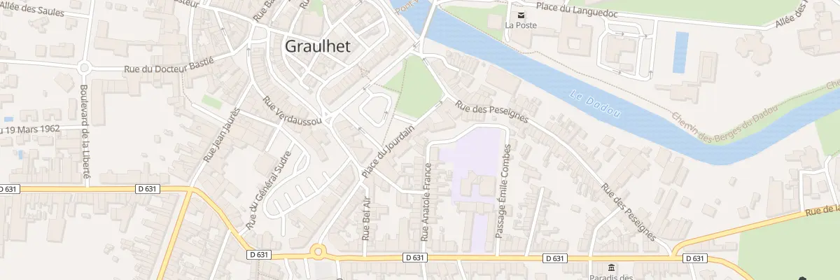 Plan du 27 Rue Anatole France à Graulhet