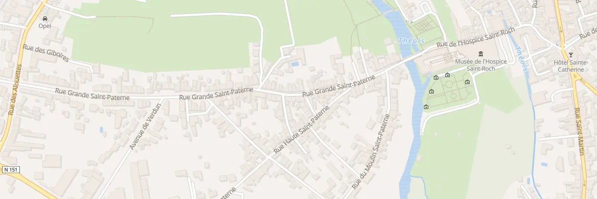 Plan du 35 Rue Grande Saint-Paterne à Issoudun