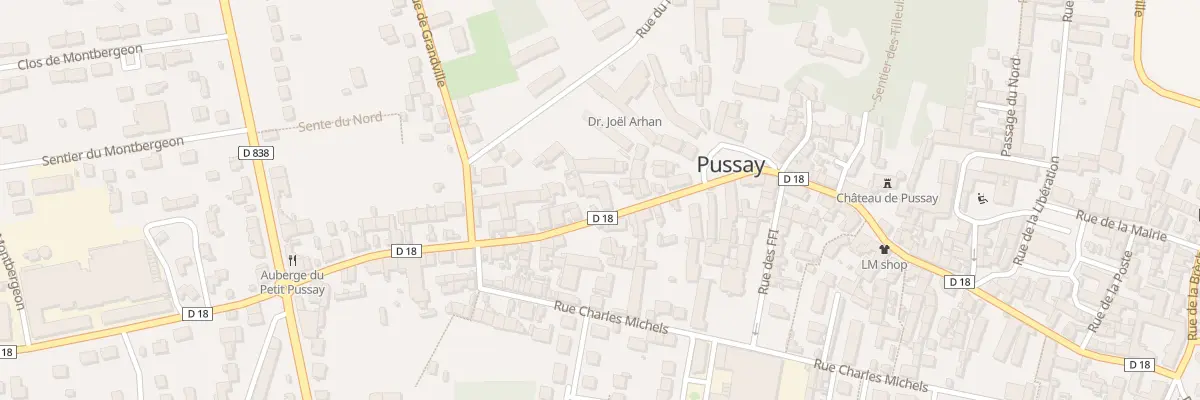 Plan du 66 Rue Etienne Laurent à Pussay