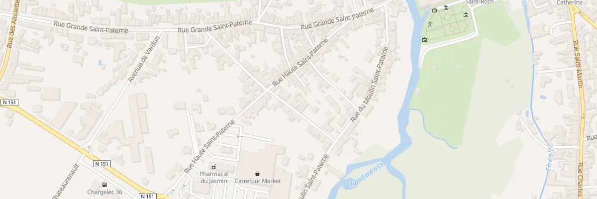Plan du 6B Rue de l’Orme Saint-paterne à Issoudun