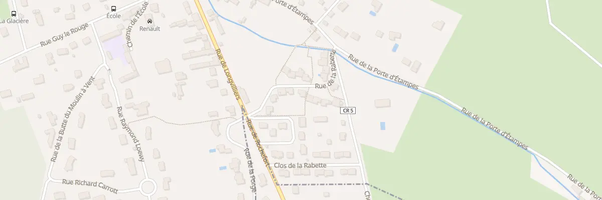Plan du 11 Rue de la Rabette à Rochefort-en-Yvelines