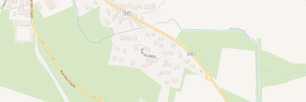 Plan du 125 Rue de Mézu à Chavenay