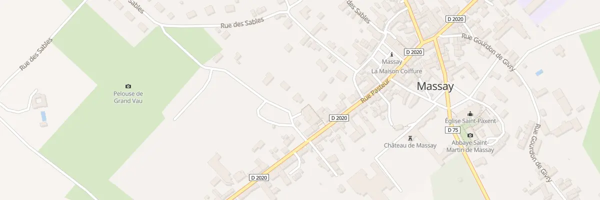 Plan du 38 Rue Pasteur à Massay