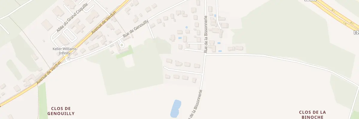 Plan du 5 All du Petit Clos de Genouilly à Saint-Jean-de-Braye