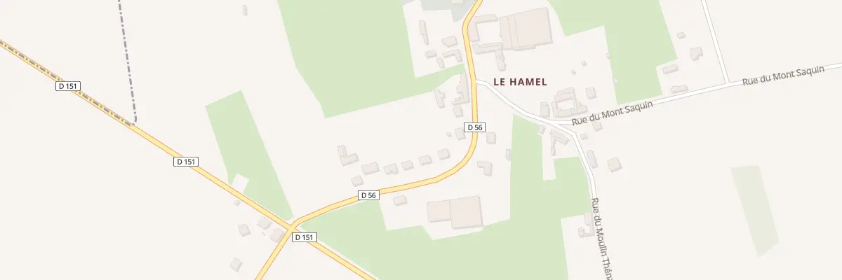 Plan du 1119 Rue Notre Dame du Hamel au Hamel