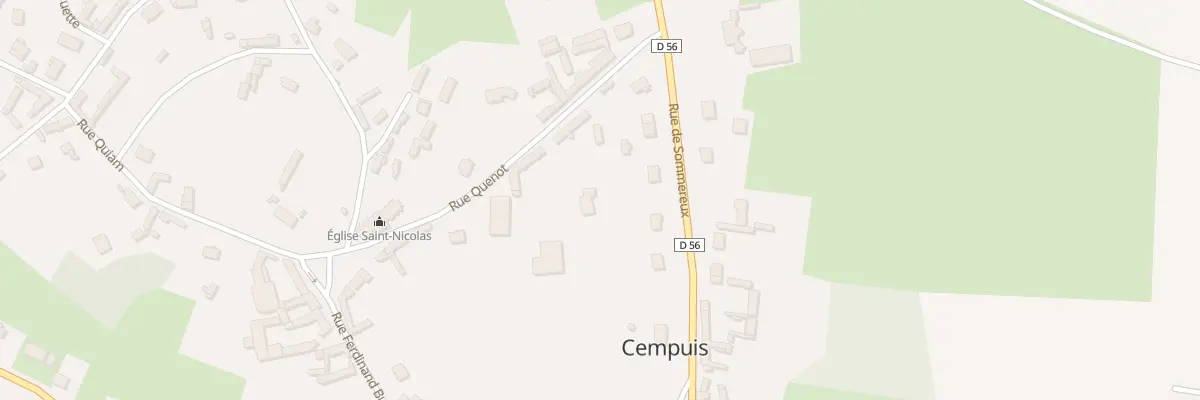 Plan du 3B Rue Quenot à Cempuis