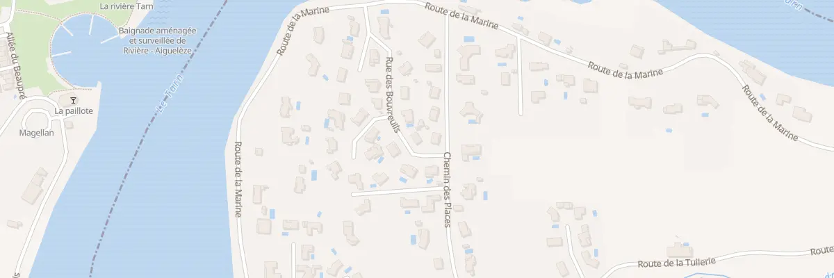 Plan du 3 Rue des Bouvreuils à Lagrave