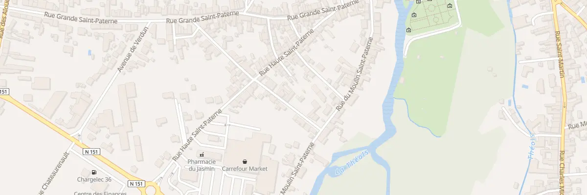 Plan du 4B Rue de l’Orme Saint-paterne à Issoudun