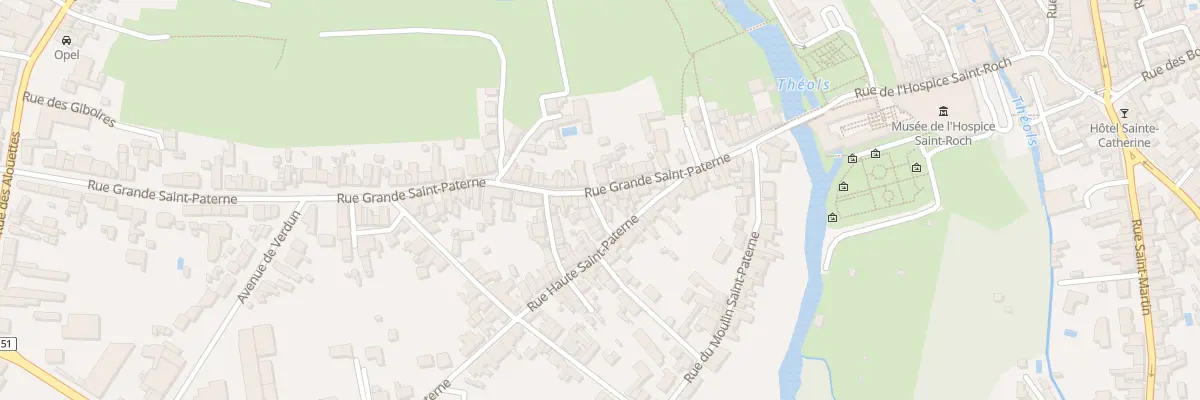 Plan du 31 Rue Grande Saint-Paterne à Issoudun