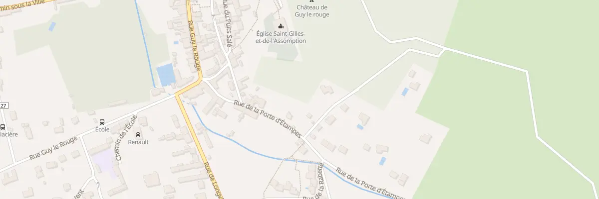 Plan du 11 Rue de la Porte d’Etampes à Rochefort-en-Yvelines