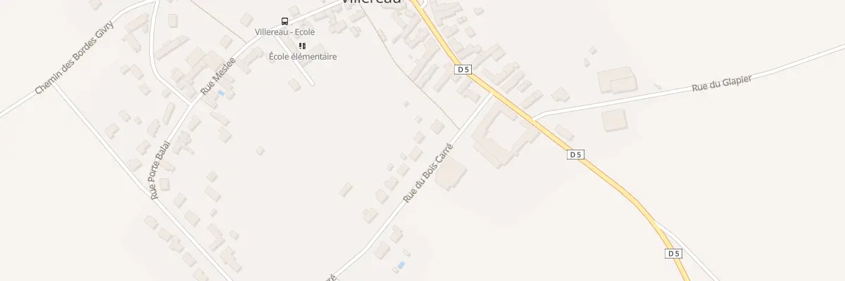 Plan du 6 Rue du Bois Carre à Villereau