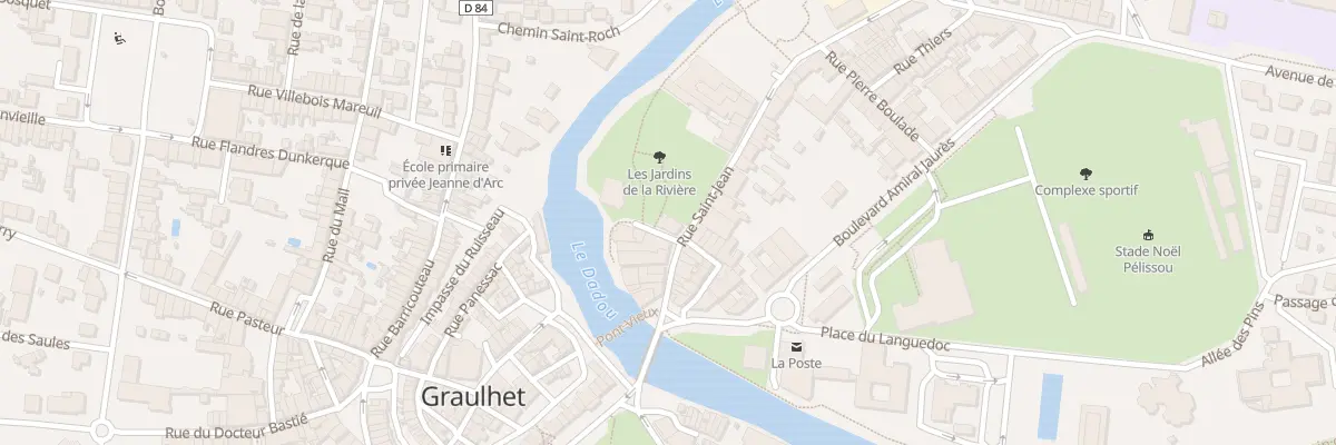 Plan du 13 Rue Saint-Jean à Graulhet