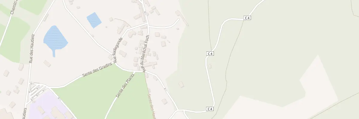 Plan du 4 Rue du Maréchal Foch à Marines