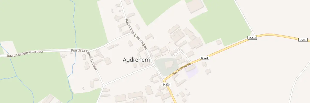 Plan du 12 Rue Monseigneur Rappe à Audrehem