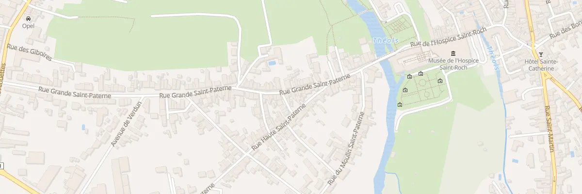 Plan du 29 Rue Grande Saint-Paterne à Issoudun
