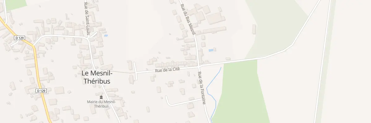 Plan du 3 Rue de la Cite Lemaire au Mesnil-Théribus