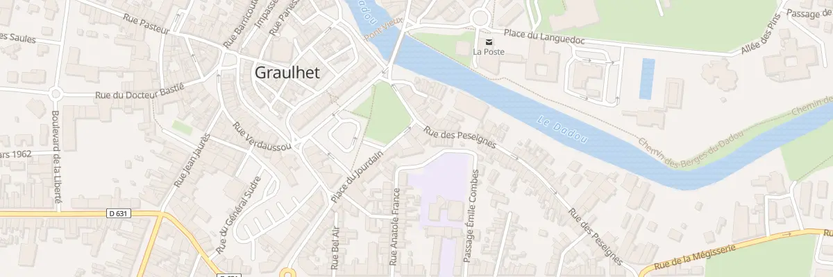 Plan du 2 Rue des Peseignes à Graulhet