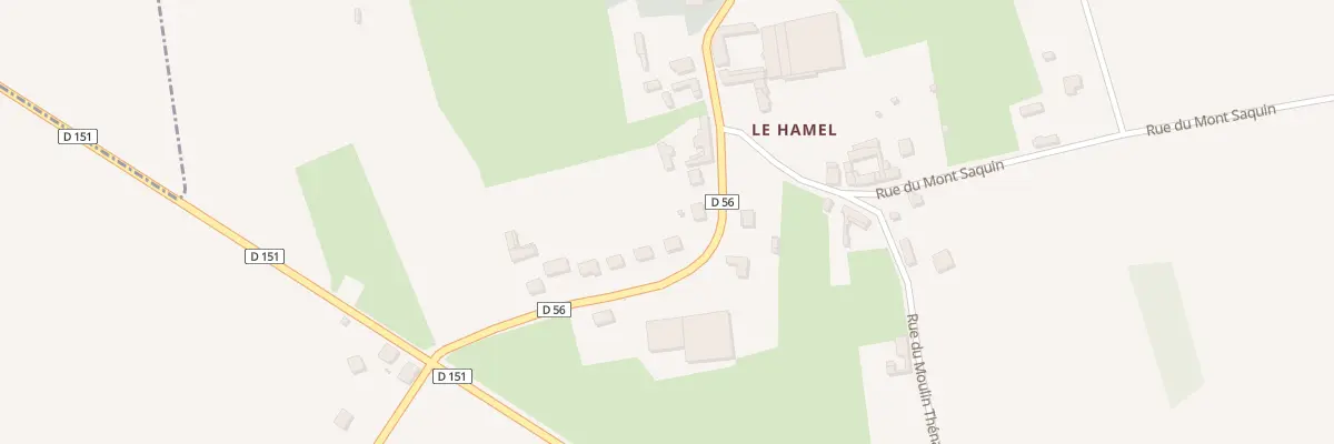 Plan du 522 Rue Notre Dame du Hamel au Hamel
