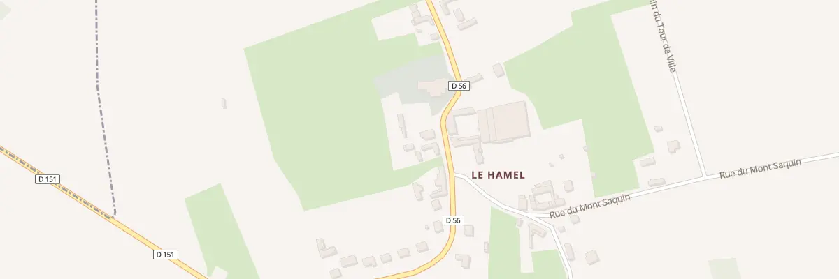 Plan du 630 Rue Notre Dame du Hamel au Hamel