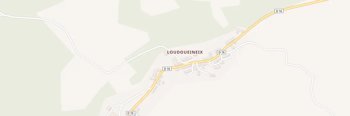 Plan du 5144 Loudoueineix à Faux-la-Montagne