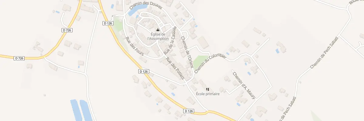 Plan du 9 Rue des Potiers à Issel