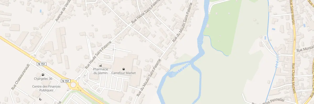 Plan du 5 Rue de l’Orme Saint-paterne à Issoudun