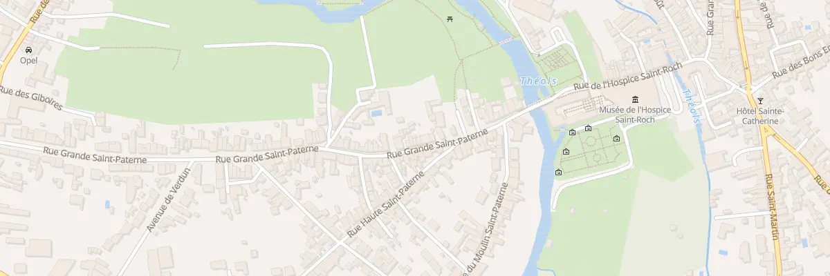 Plan du 38 Rue Grande Saint-Paterne à Issoudun