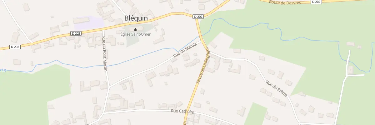 Plan du 1B Rue du Marais à Bléquin