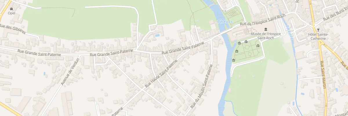 Plan du 4 Rue Haute Saint-Paterne à Issoudun