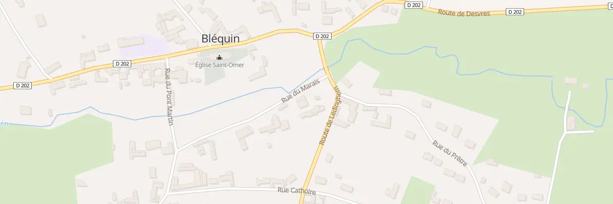 Plan du 1 Rue du Marais à Bléquin