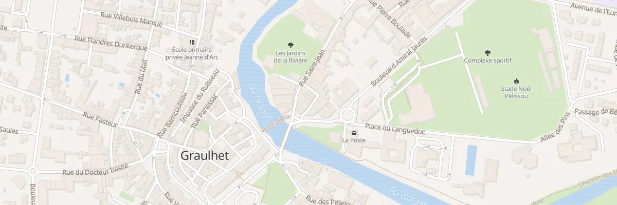 Plan du 10 Rue Docteur de Pémille à Graulhet